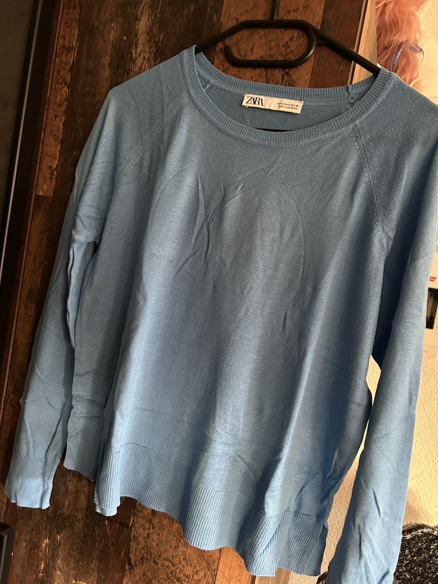 Zara Maglioni & Felpe: Zara Pullover, hellblau, Grösse S, Top Zustand! – Nuovo (secondo la descrizione) da Beringen venduto da Sternli650