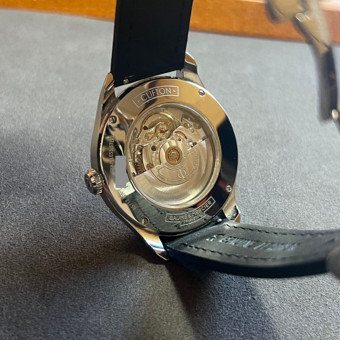 Baume & Mercier Orologi: Baume & Mercier Clifton Automatic Full Set M0A10053 – Usato da Carouge GE venduto da Watchaser 4
