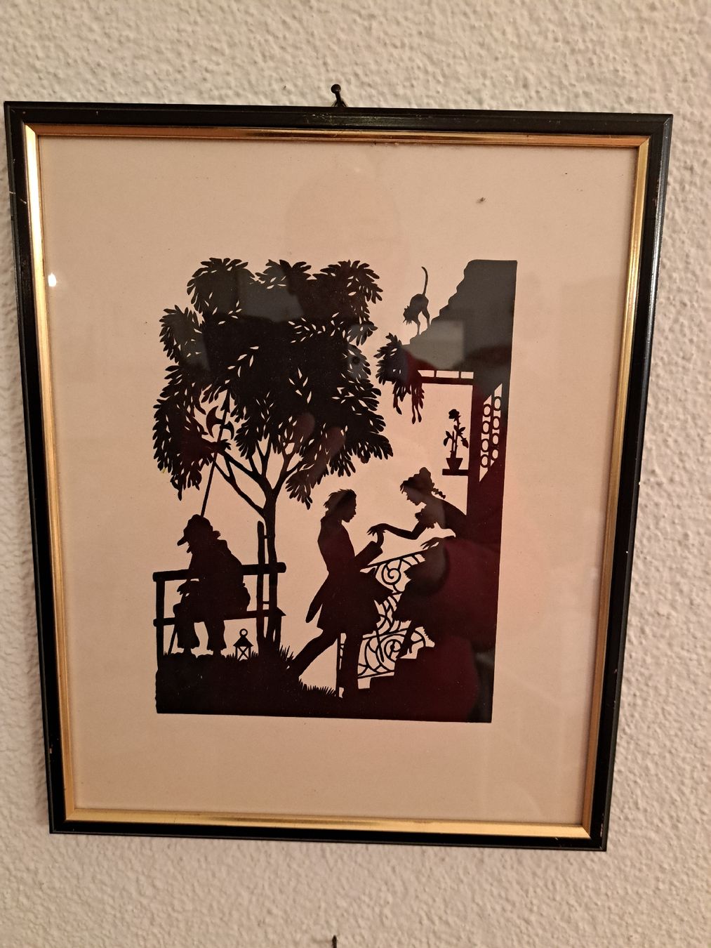 Grafica & Litografie: Scherenschnitt Frische Liebe – Usato da Kölliken venduto da Lieblings-stuecke