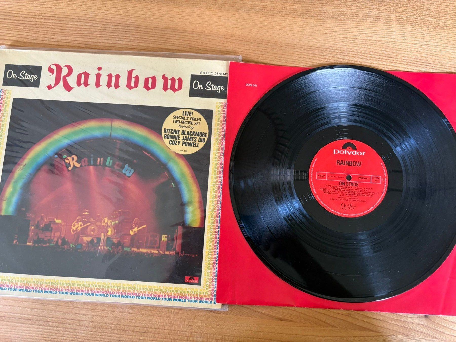 Schallplatten: Rainbow - On Stage - Spain - 1977 - Oyster – Gebraucht aus Zofingen von Bigron