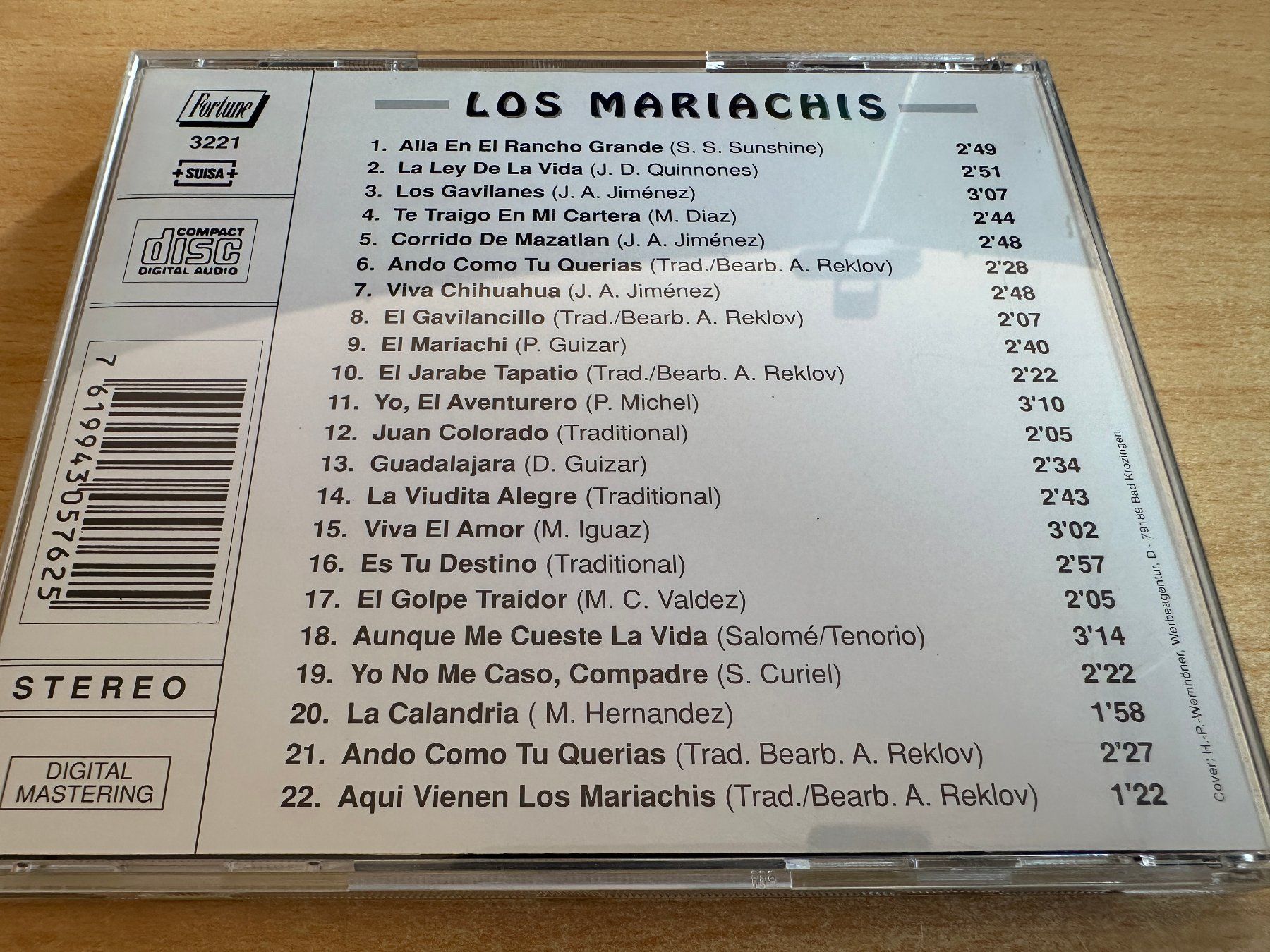 CD: P4 Los Mariachis - Los Mariachis – Usato da Rikon im Tösstal venduto da Alpenmutz 1