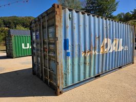 20Fuss Seecontainer / Lagercontainer mit Rost und Beulen