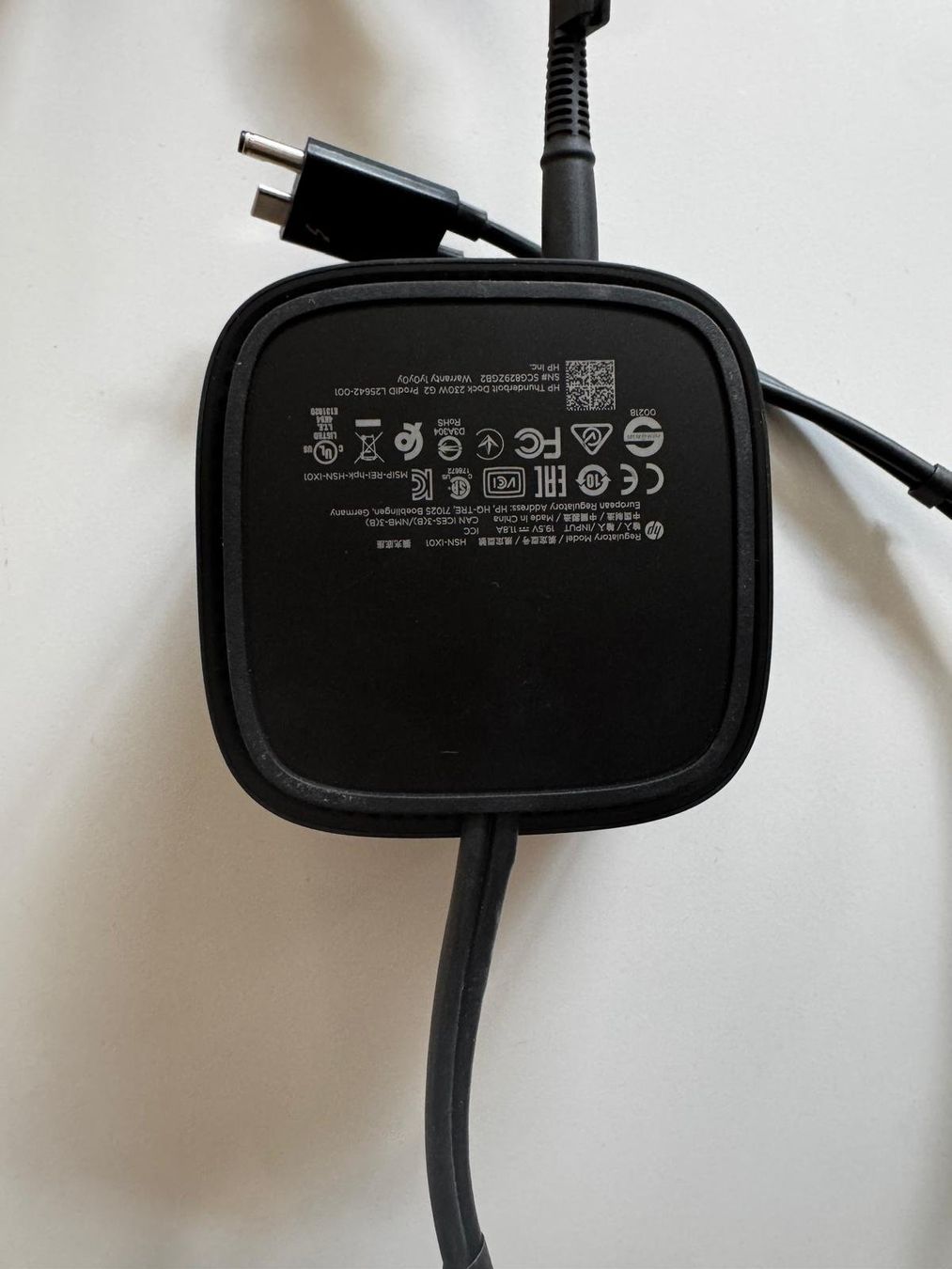 Hewlett Packard Dockingstation: HP USB-C Thunderbolt 120W Dockingstation – Gebraucht aus Zürich von Zapro 4