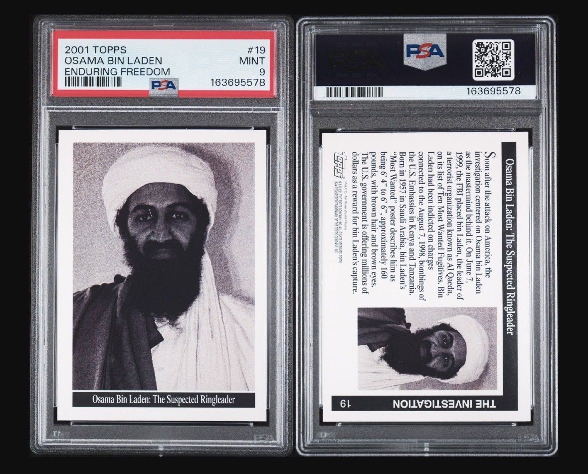 Topps Carte collezionabili: Osama Bin Laden Topps (PSA 9) – Nuovo (secondo la descrizione) da Nänikon venduto da Snorlaxtheplayer 2
