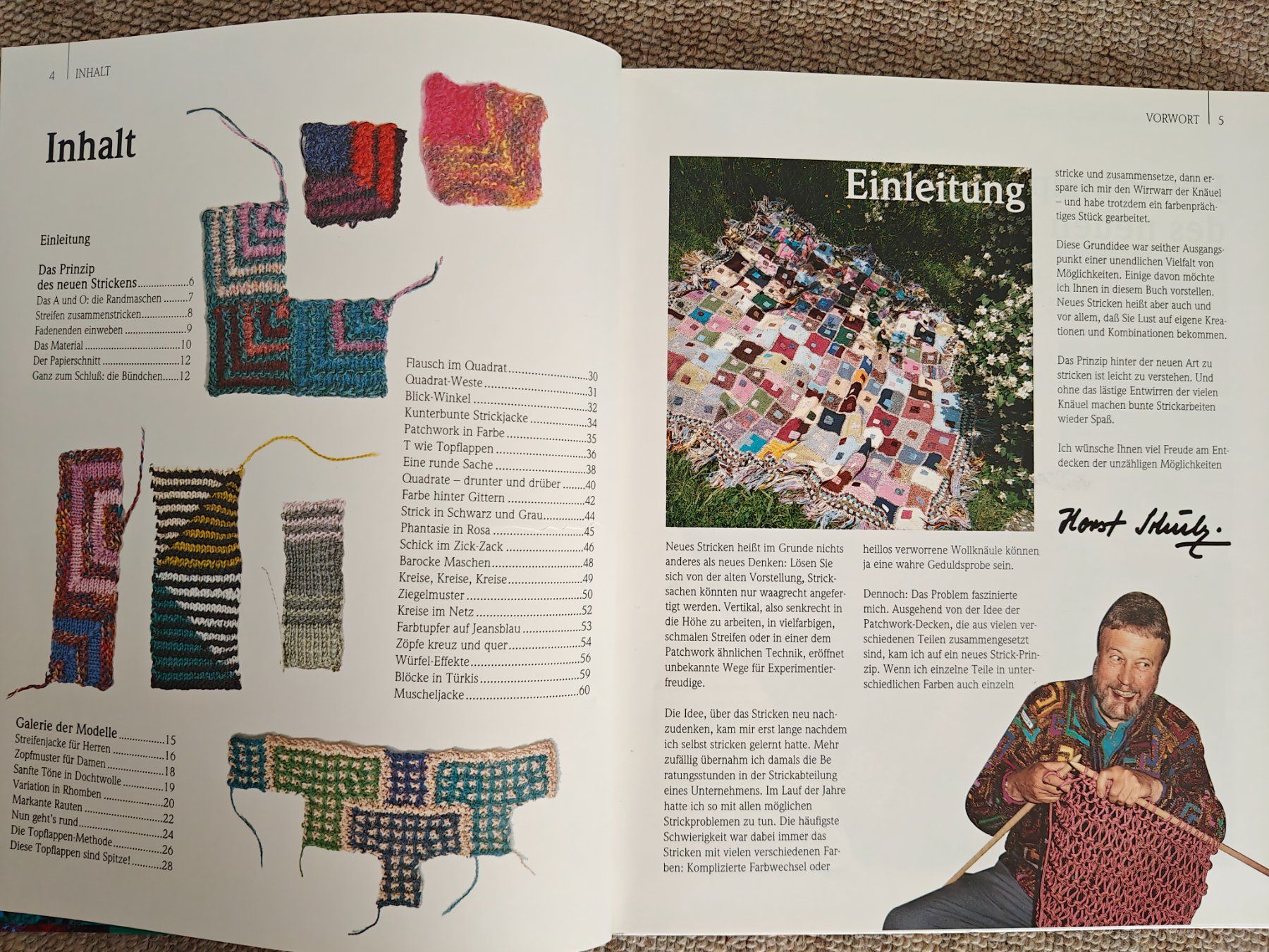 Bücher: Das neue Stricken / Horst Schulz - Patchworktechnik – Gebraucht aus Muttenz von Negnuja 1