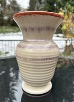 Strehla Keramik-Vase, max. Ø 12 cm, H 18 cm