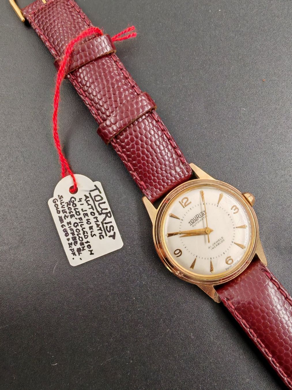 Orologi: Tourist Automatic Gold Plated – Usato da Otelfingen venduto da Yossi-68 8