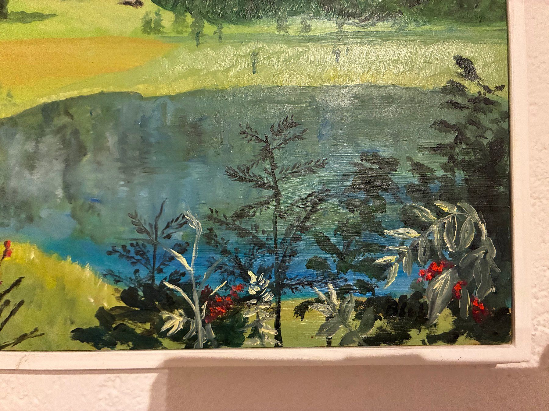 Gemälde: Oel Bild mit Lauenensee – Gebraucht aus Interlaken von Beny-Box 1