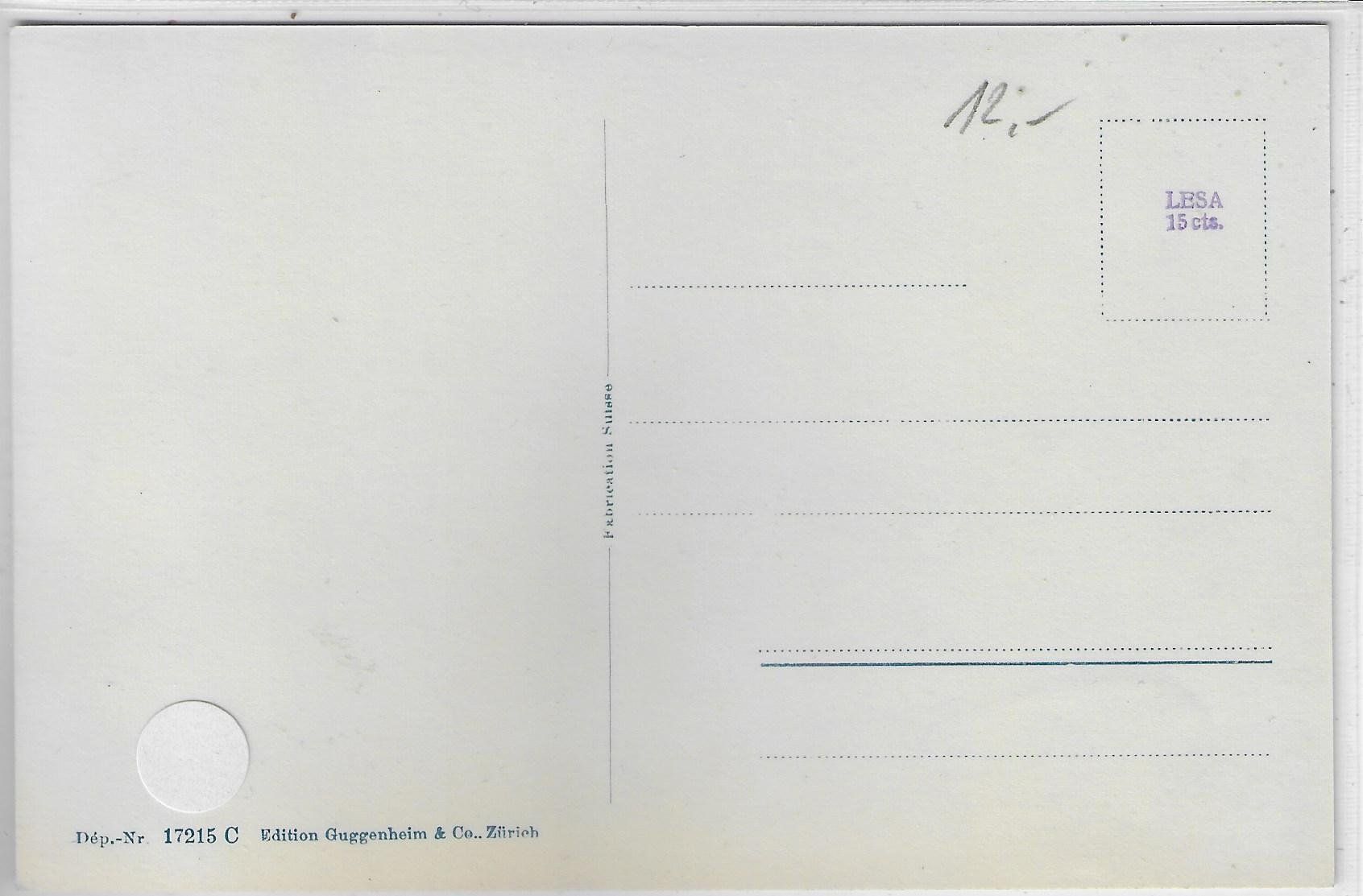 Cartoline postali: Zweisimmen im Winter en hiver – Usato da Ettingen venduto da Kartenplanet 1