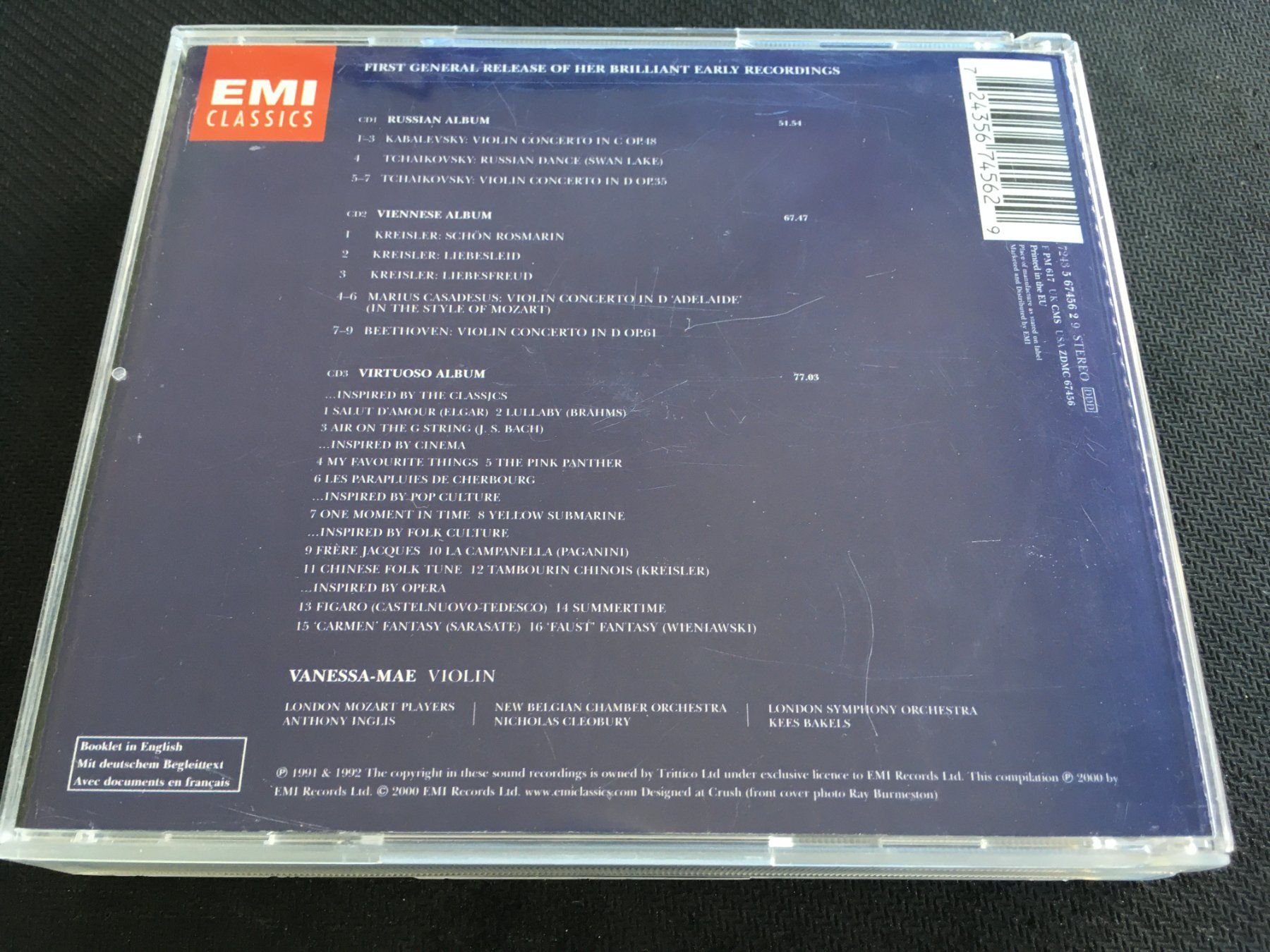 CD: Vanessa-Mae - The Classical Collection -CD- 3cd – Usato da St.Gallen venduto da MedienJoe 3
