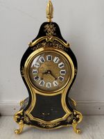 Pendule Zenith Le Locle Suisse Vintage Dorée Noir
