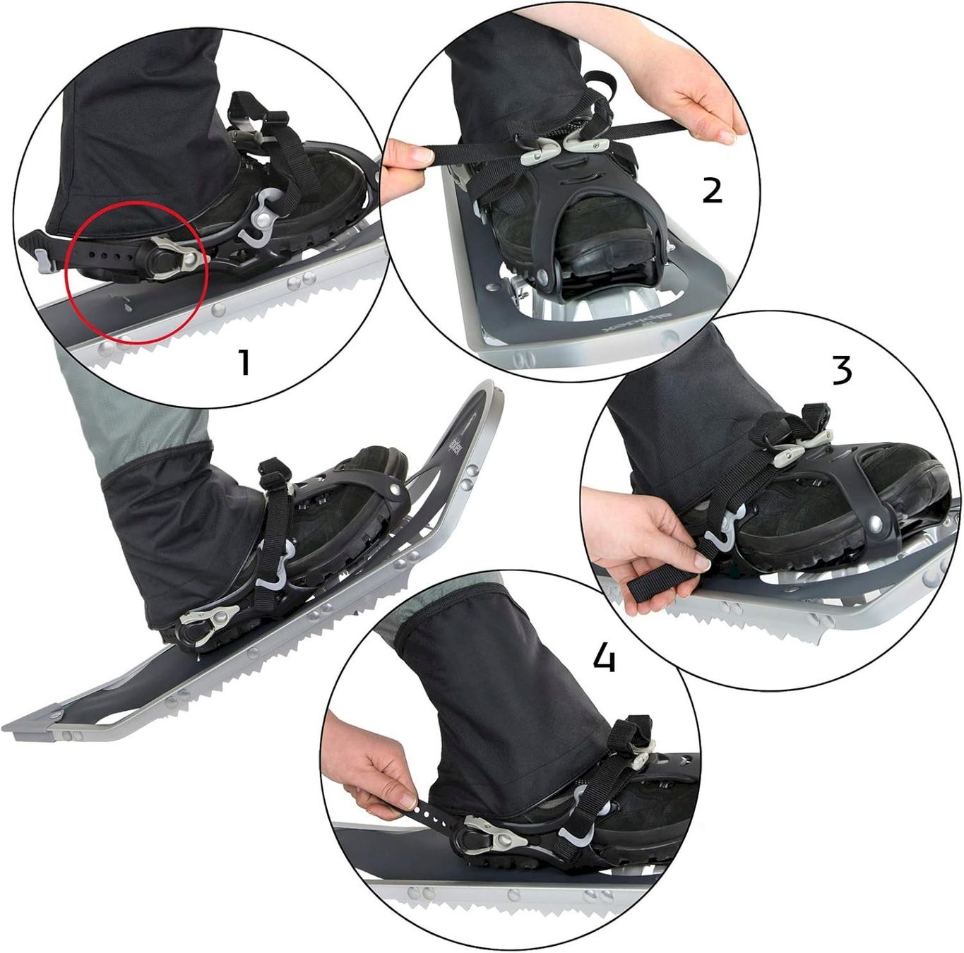 Schneeschuhe: ALPIDEX Schneeschuhe mit Alu-Rahmen – Neu und originalverpackt aus Bottighofen von zaap 4
