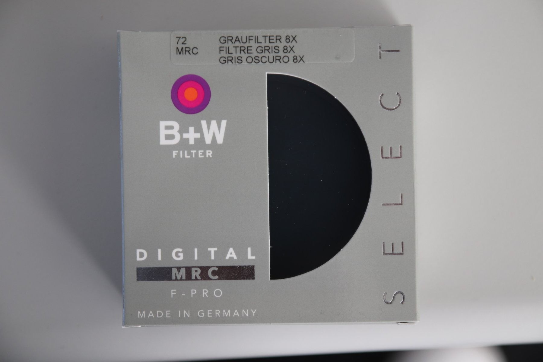Filtri: B+W Graufilter 8x / 72mm 103M – Nuovo e nell'imballaggio originale da Zofingen venduto da OWYSSAG