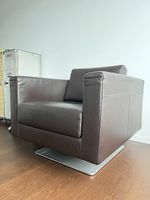 Vitra Sessel, Jasper Morrison, Leder braun