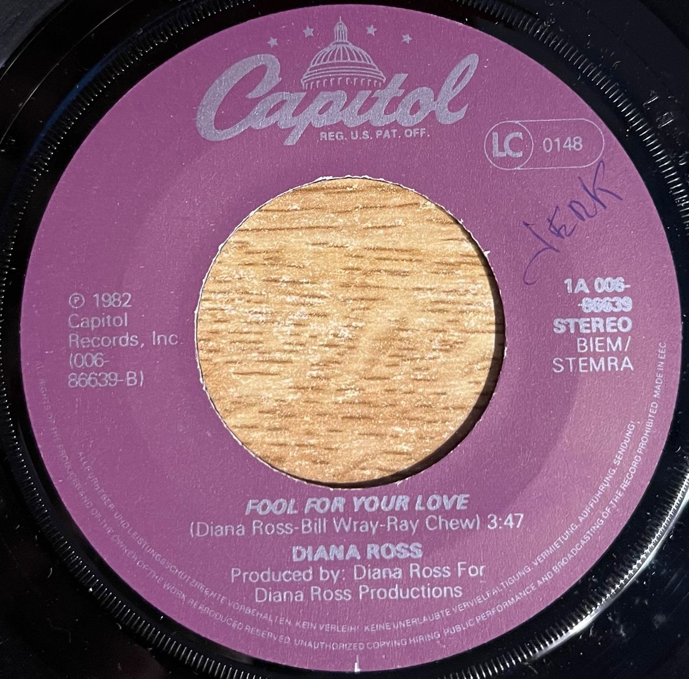 Schallplatten: DIANA ROSS - SO CLOSE – Gebraucht aus Bussigny von vinyl-pas-cher 3