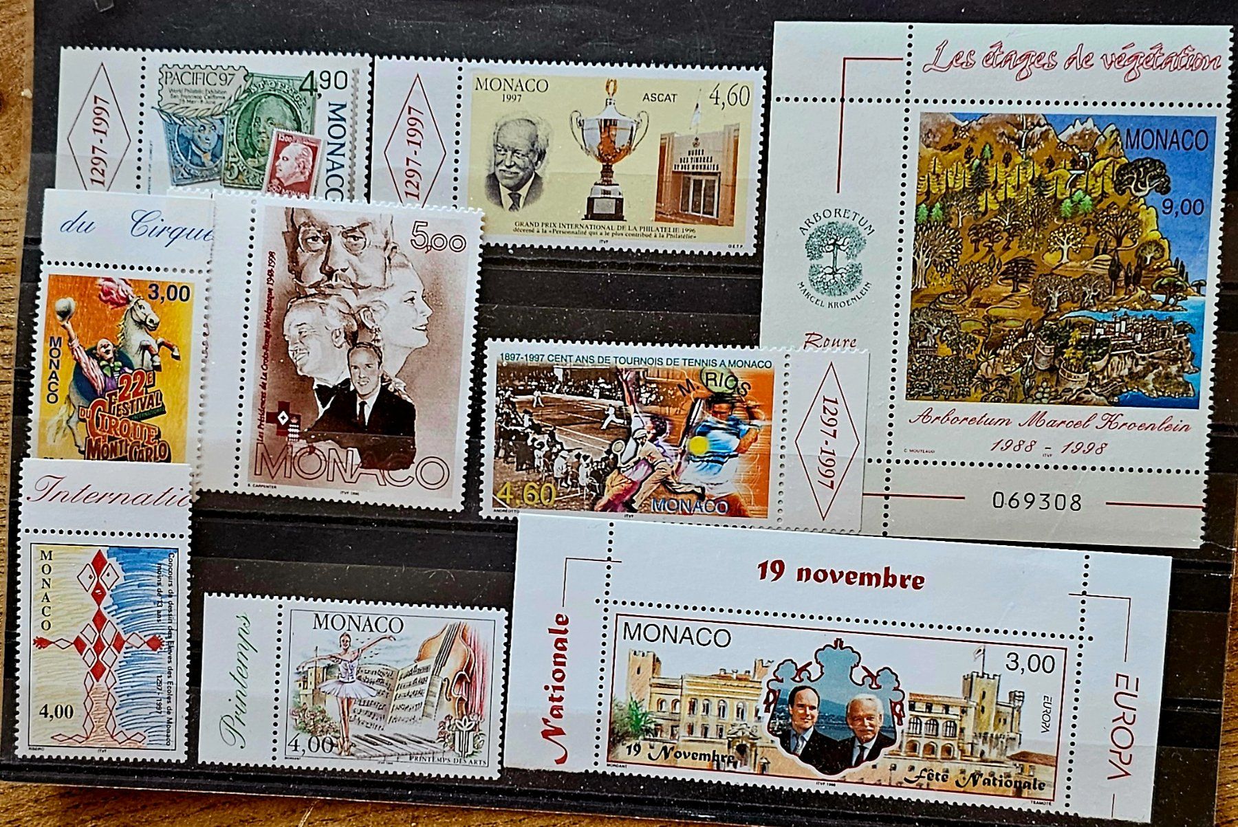 Alle Briefmarken: MONACO timbres neufs **, 1997 – Neu (gemäss Beschreibung) aus Les Valettes von Nuba1
