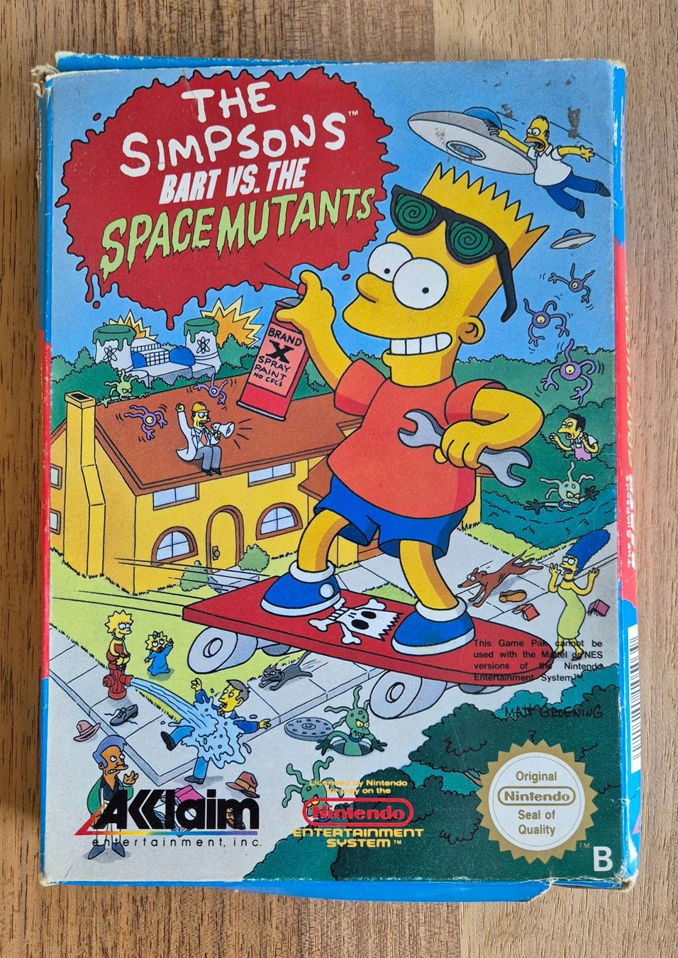 Nintendo Spiele: NES; The Simpsons Bart vs. Space Mutants OVP ohne Anleitung – Gebraucht aus Lumbrein von gianandris 1