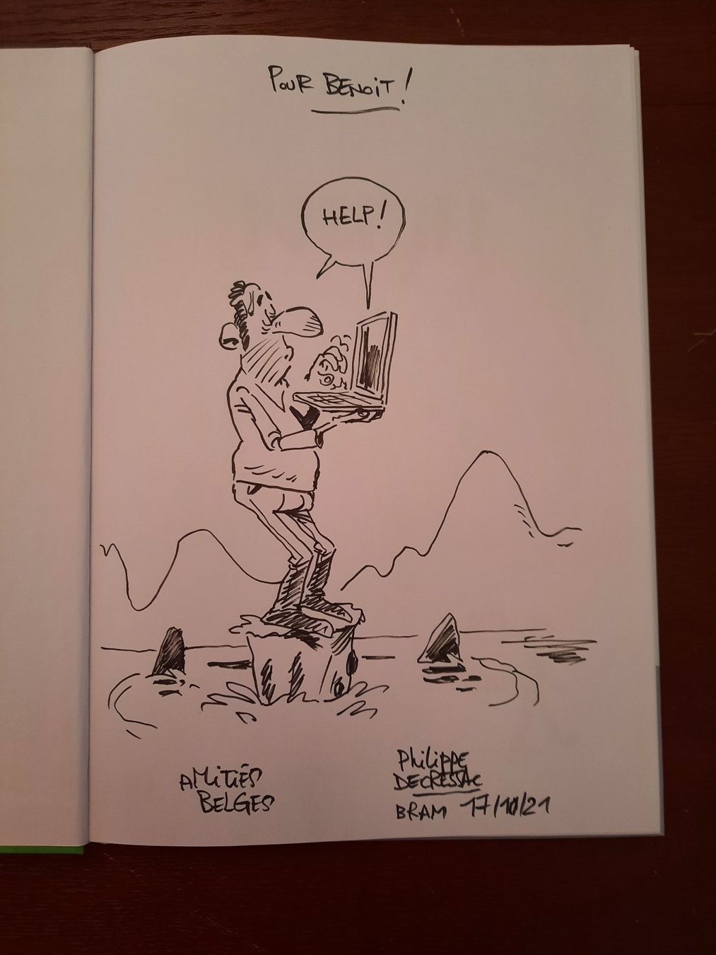 Comics: Phil Decressac "Positif 2" - signé et dédicacé avec dessin – Neu (gemäss Beschreibung) aus Zug von megawarenlager 1