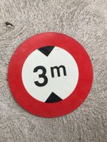 Schild 3 Meter