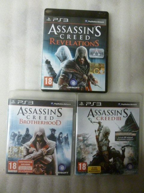 Sony Giochi: 3x Assassin's Creed - PS3 ITALIANO – Usato da Pambio Noranco venduto da Pol69