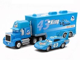 CARS - SPIELZEUG TRUCK MIT AUTO THE KING - DISNEY CARS