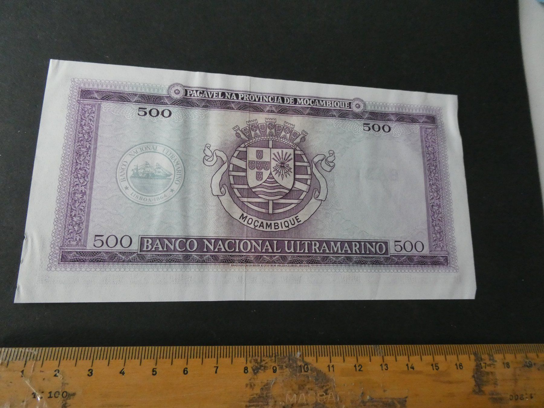 Banconote: Mocambique 1967, 500 Escudos – Usato da Hinterforst venduto da Rohusri 1