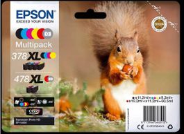 Epson Expression Home HD XP-15000, XP-8700 Ink, 378XL/478XL