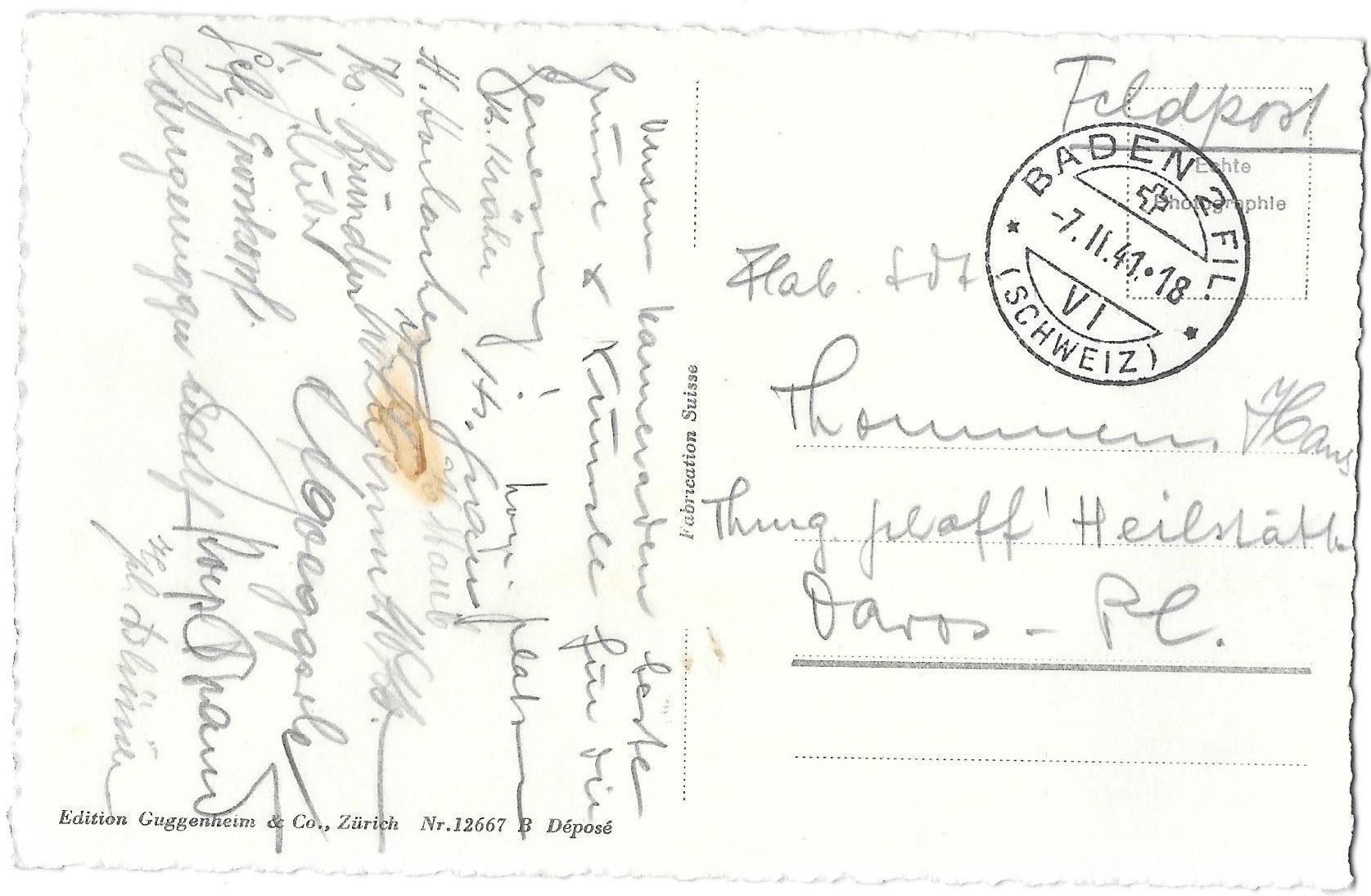 Cartoline postali: Burgdorf Teilansicht mit Schloss – Usato da Olten venduto da clotaldi 1