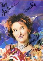 Anne Roumanoff Autogramm signiert Foto 10x15cm