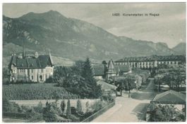 AK Kuranstalten in Ragaz 1911