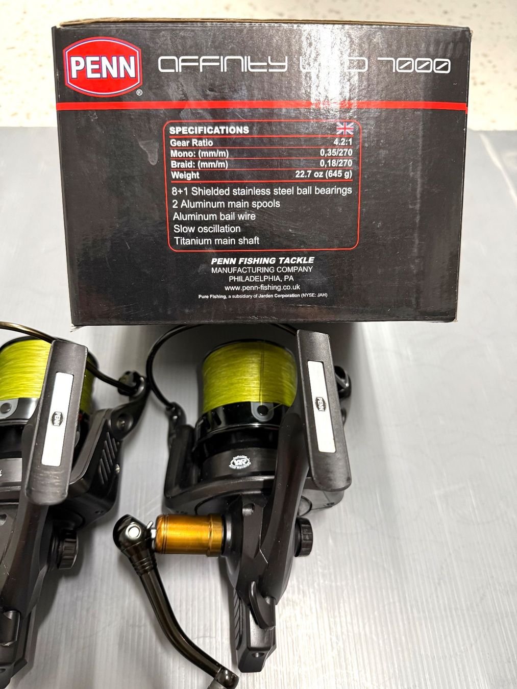 Tamburi & Mulinelli: 2x Penn Affinity 7000LTD – Usato da Trimbach venduto da duri.. 5