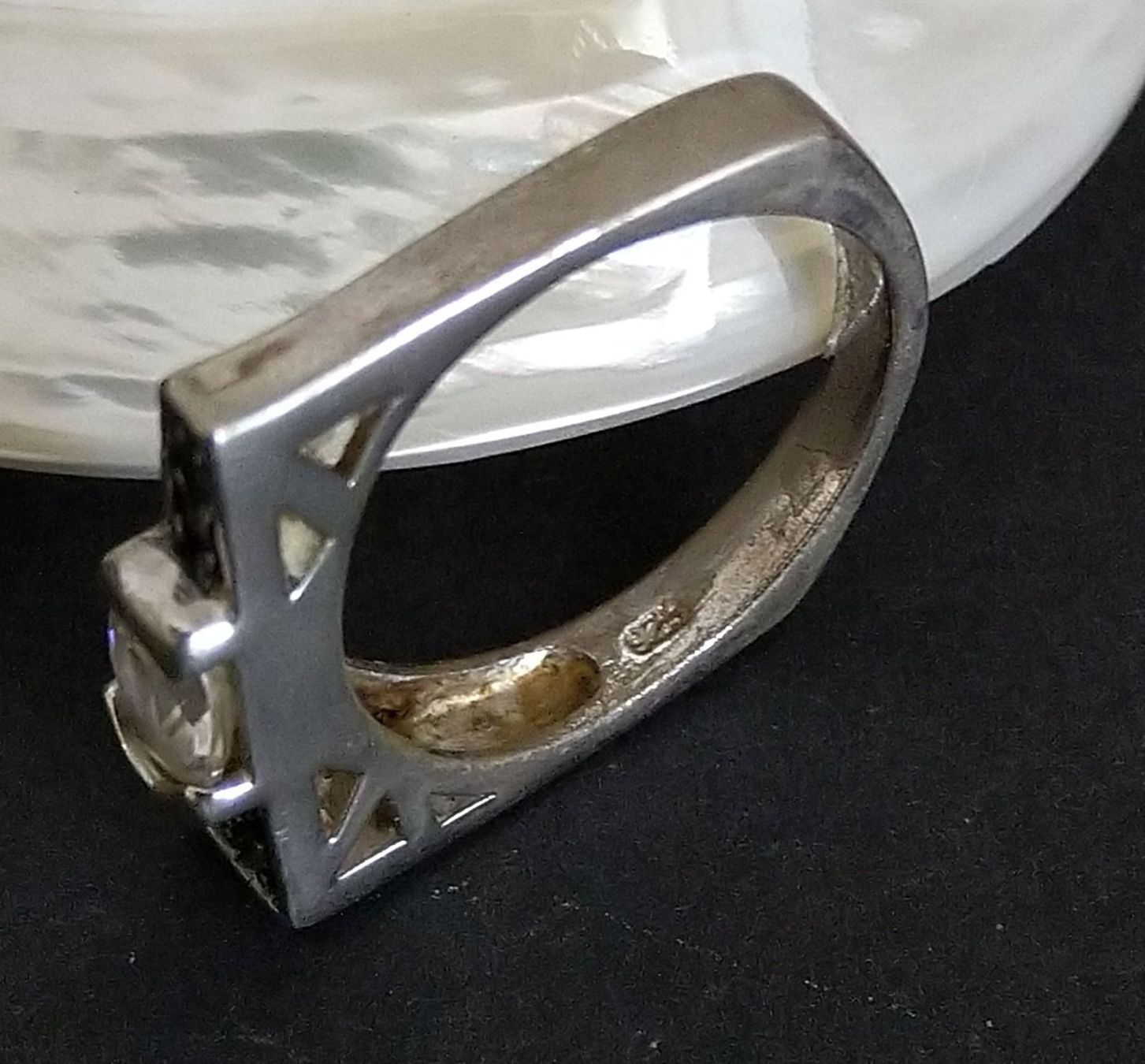 Anelli: DESIGNER RING IN 925 SILBER – Usato da Romanshorn venduto da Glitzer-Paradies 3