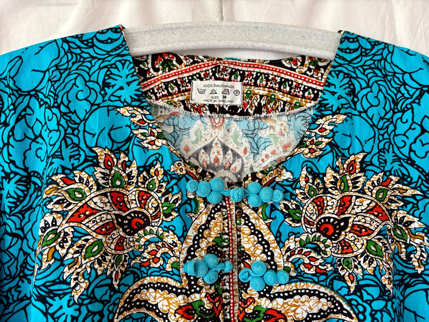 Vestiti: Türkisfarbenes Tunikakleid im Boho- Stil – Usato da Oberrieden venduto da pet_n2c2 1
