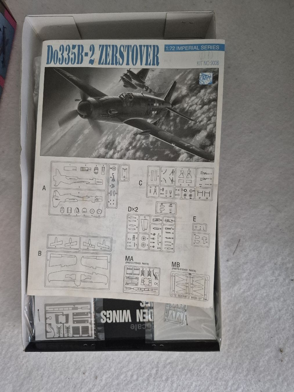Kit di modellismo & Modellini statici: Modellbausatz Flugzeug Do 335 B-2 Zerstoever 1/72  – Usato da Wald ZH venduto da recher67 2