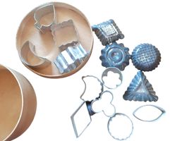 Pralinienförmchen Guetzliformen antik