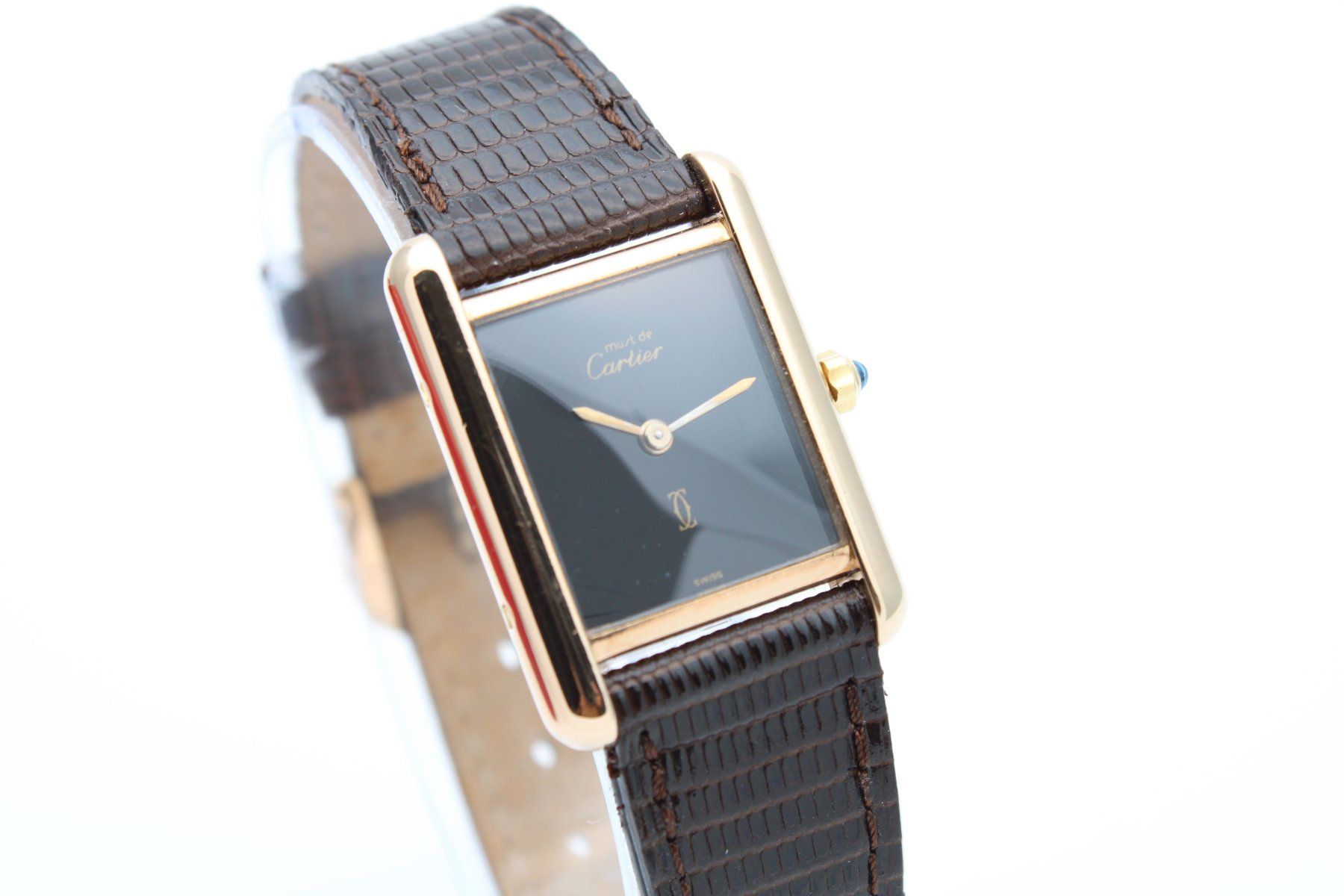 Cartier Orologi: Cartier Tank Black Dial ref. 3 66001 | FULL SET – Usato da Brüttisellen venduto da AlphaOmega05 3