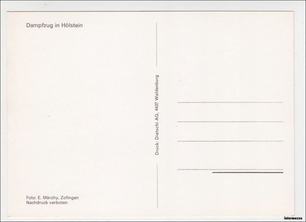 Cartoline postali: Dampfzug Waldenburgerbahn // Hölstein – Usato da Basel venduto da intermezzo12 1