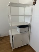 Regal weiss Metall mit abschliessbaren Türen