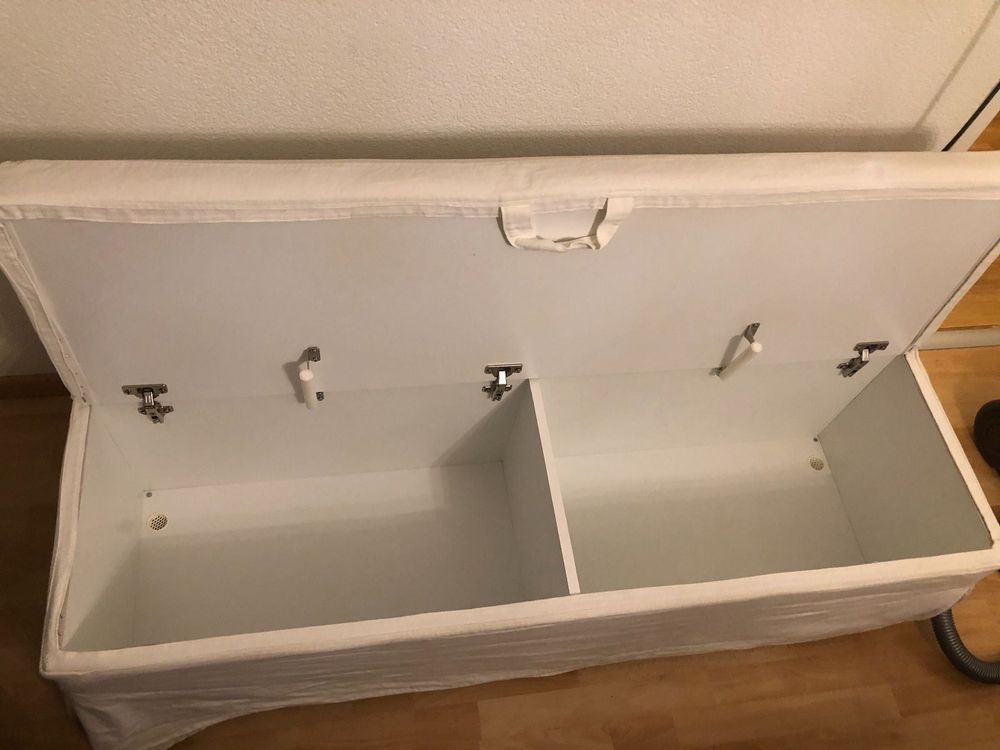 IKEA Ektorp Sitzbank weiss mit Stauraum Kaufen auf Ricardo