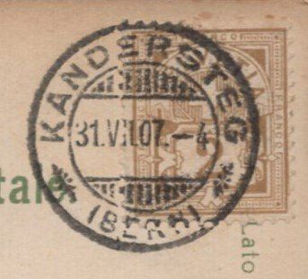 Ansichtskarten: Blümlisalp   1907 – Gebraucht aus Aarau von kufi44 2