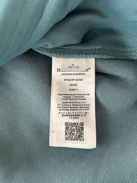 Peak Performance Giacche: Peak Performance M Pile Zip Jacket, XL – Nuovo (secondo la descrizione) da Möhlin venduto da Aries80 3
