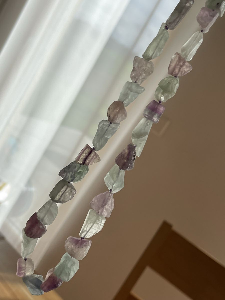 Catenine: Kette aus Fluorit Edelstein – Nuovo (secondo la descrizione) da Rümlang venduto da euqinom16 2