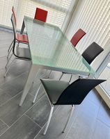 Stühle Leder mit Metallgestell Esszimmer 