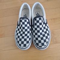 Vans Slip-On Schuhe schwarz weiss kariert Grösse 36.5