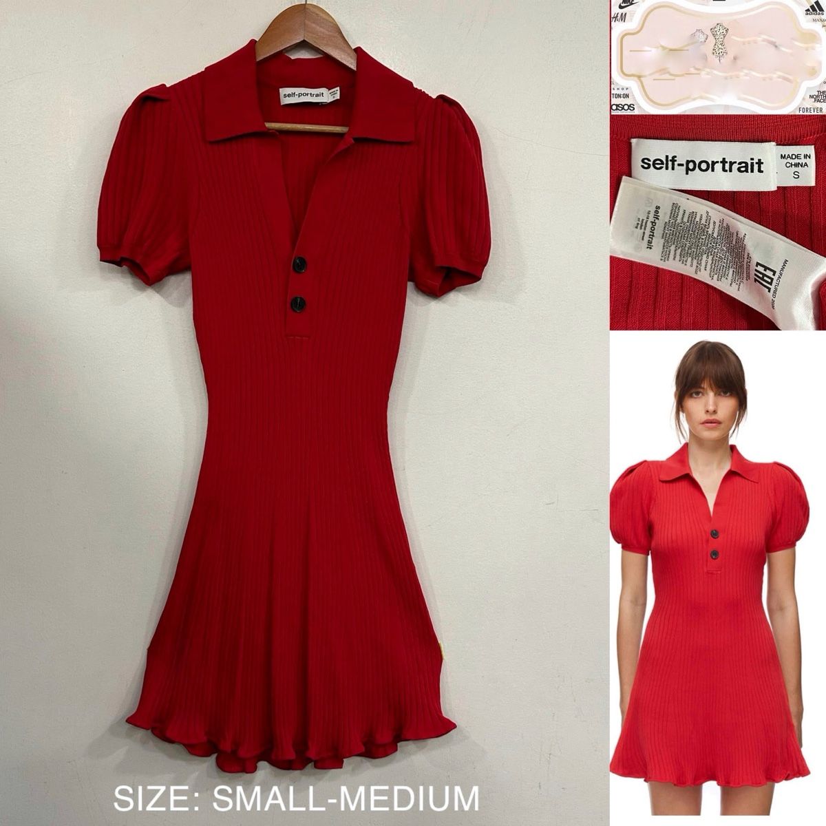 Self-Portrait Kleider: Self Portrait Rib Knit Dress – Gebraucht aus St.Josefen von lop_lh8d