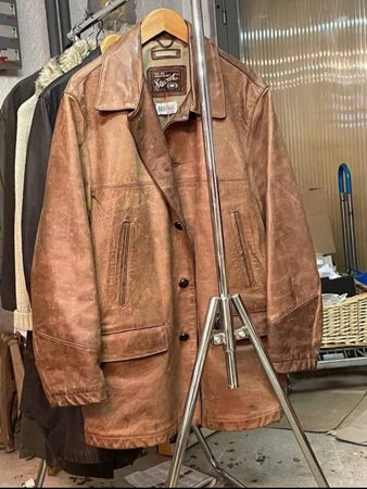 Veste Buffalo Stewart en cuir, taille XXL, Vintage!