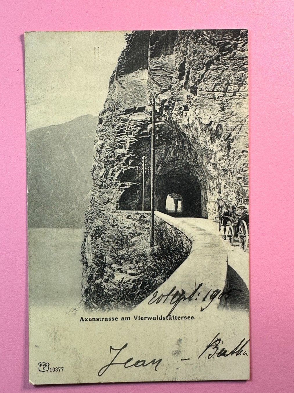Cartoline postali: Axenstrasse am Vierwaldstättersee - vor 1905 – Usato da Steg VS venduto da _vinci_