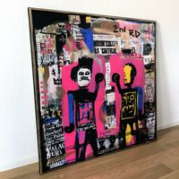 Expressionismus Fight Pop Art Kunst Urban Acryl Bild Bammert
