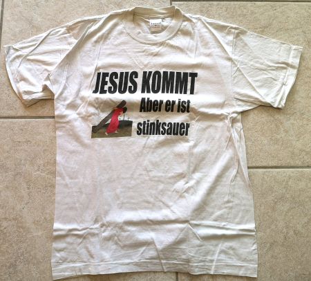 Cooles T-Shirt mit biblischem Motiv - wenig getragen!