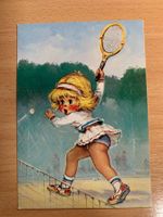 Vintage Postkarte "La Montée au Filet" 1981